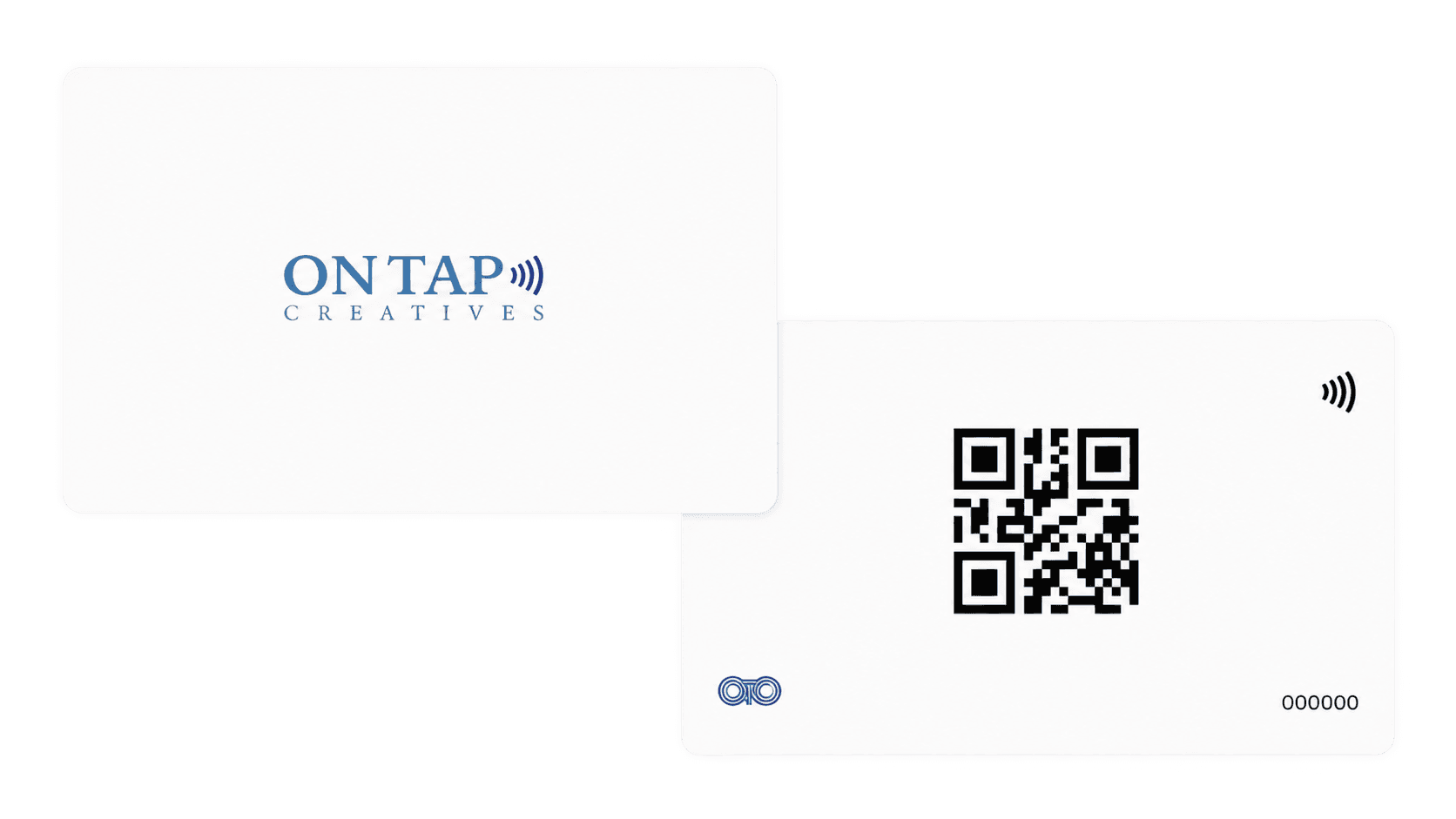 Polyvinyl Business Card white front and back